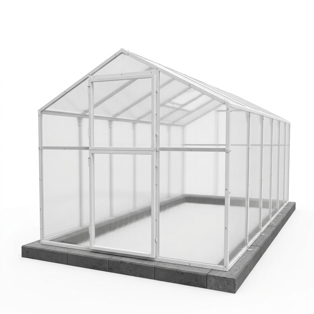 Szklarnia z Poliwęglanu 210×271 6m Ogrodowa - Trwała, Estetyczna i Praktyczna