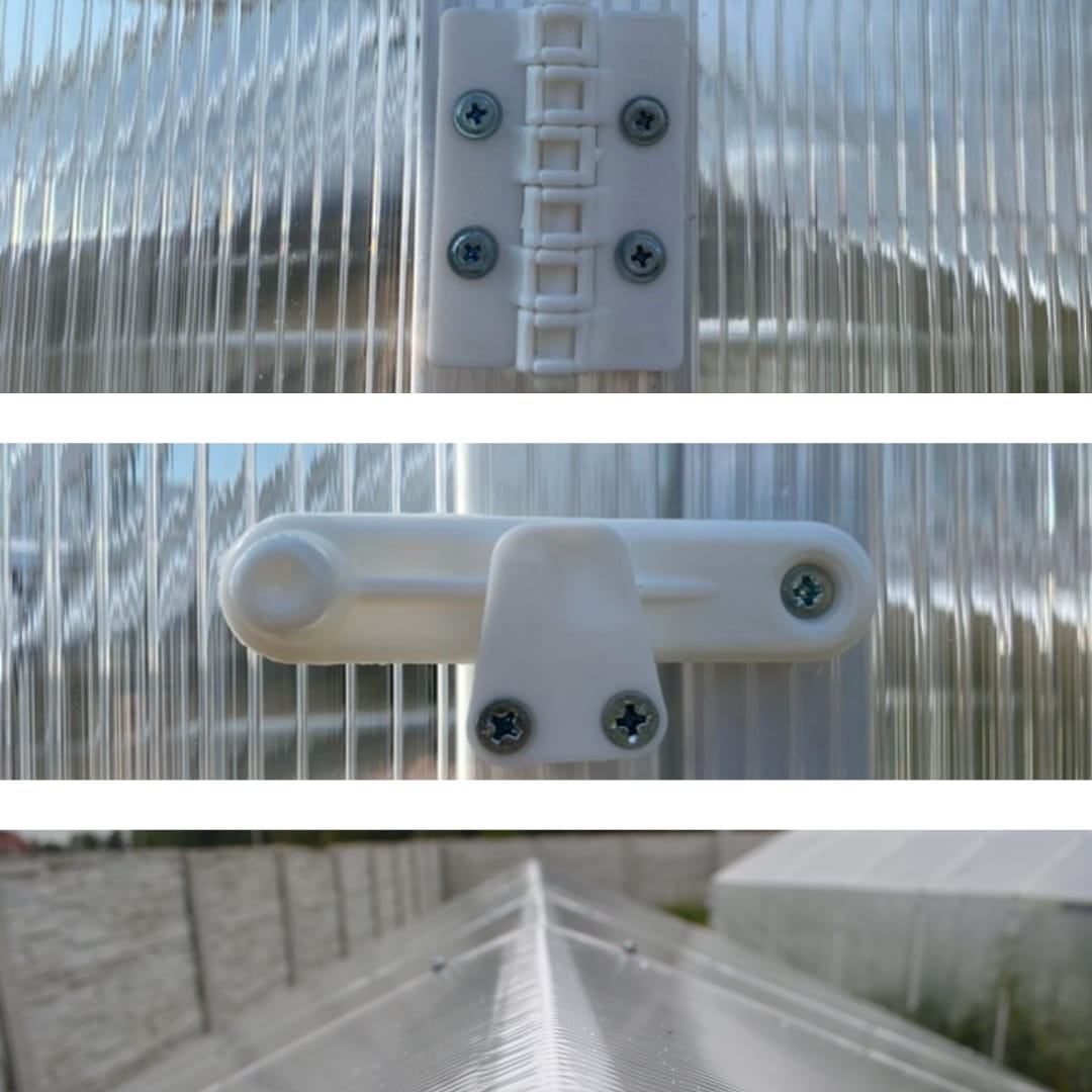 Szklarnia z Poliwęglanu 210×271 6m Ogrodowa - Trwała, Estetyczna i Praktyczna - obrazek 10