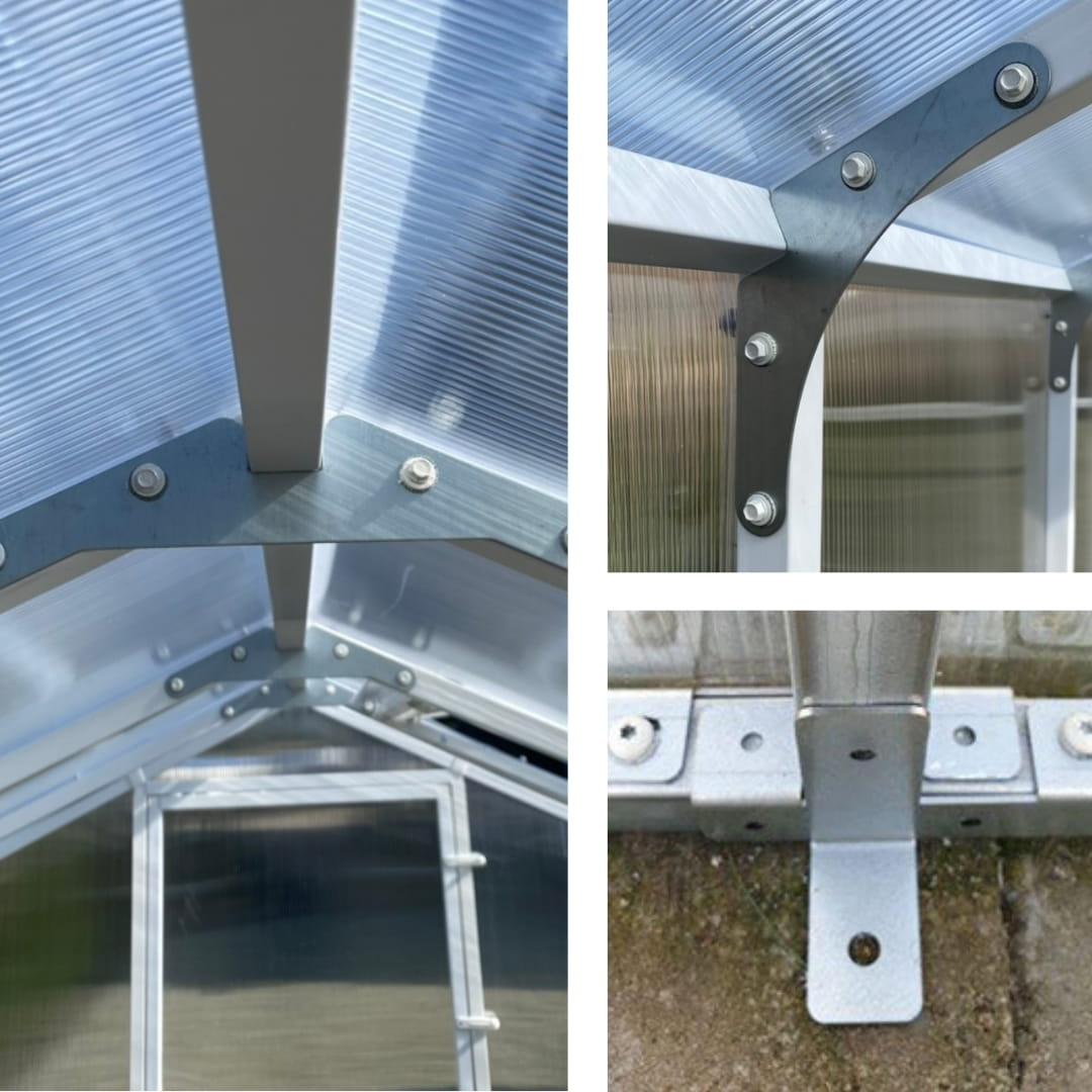 Szklarnia z Poliwęglanu 210×271 6m Ogrodowa - Trwała, Estetyczna i Praktyczna - obrazek 9