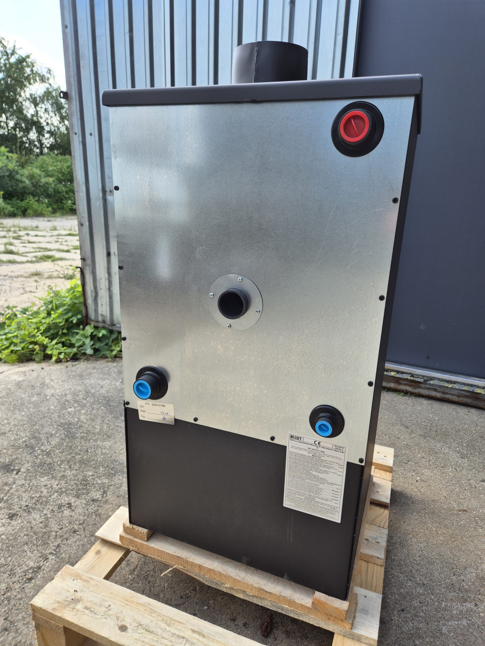 Piec koza B2E z płaszczem wodnym BLIST 15kW Ekoprojekt - obrazek 3