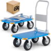 Wózek platformowy transportowy magazynowy 450kg HIGHER