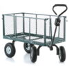 Wózek ogrodowy transportowy z siatką HIGHER 450 + plandeka - obrazek 5