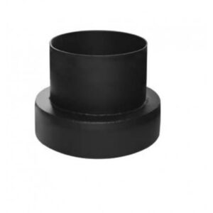 Redukcja fi 120/100 Czarna żaroodporna gruba 2mm