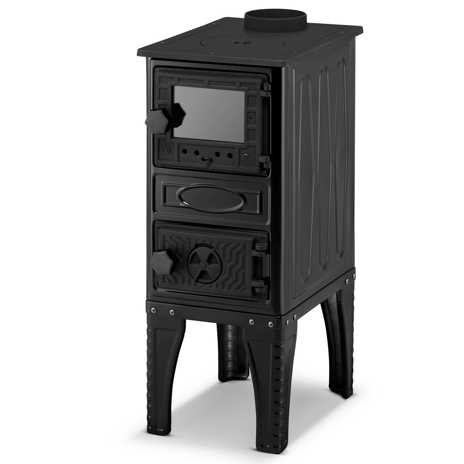 Piec koza kominek żeliwny SIGMA 304G z fajerką 9kW - obrazek 5