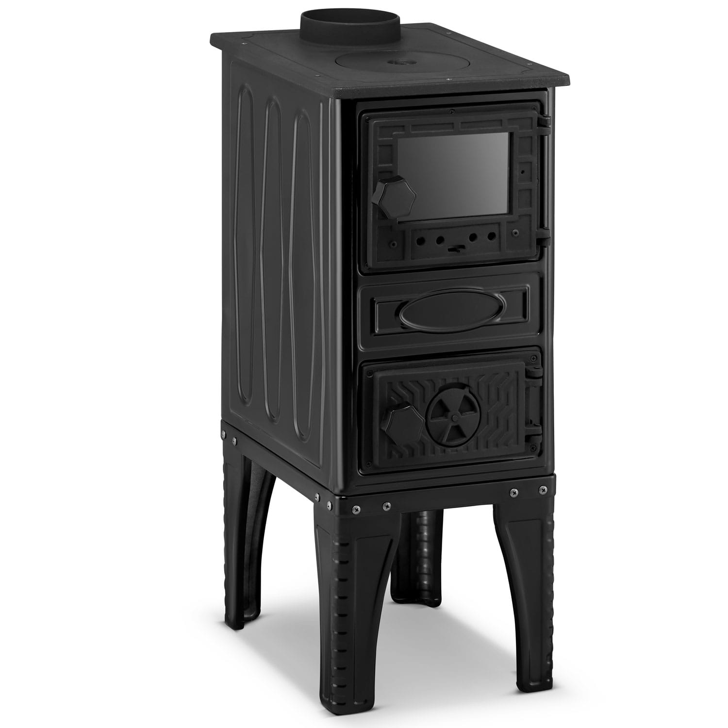 Piec koza kominek żeliwny SIGMA 304G z fajerką 9kW - obrazek 4