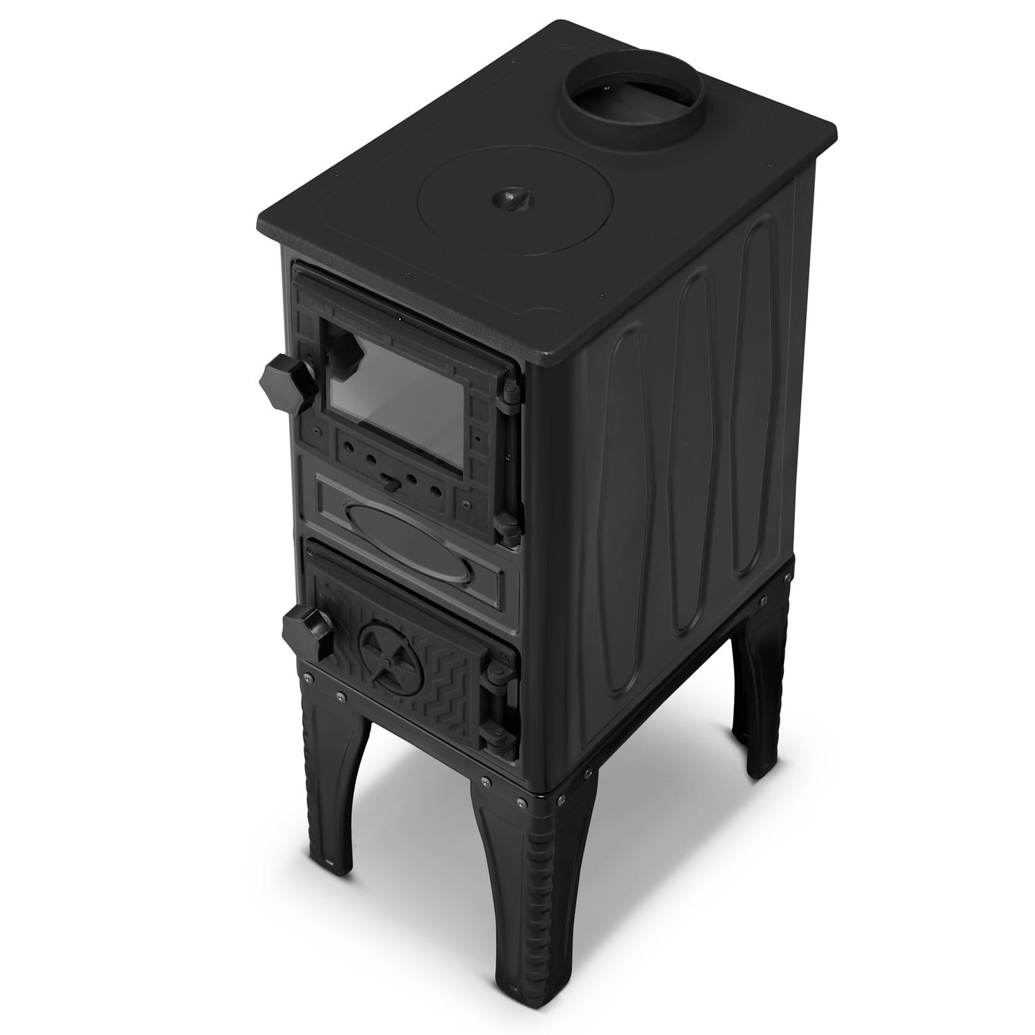 Piec koza kominek żeliwny SIGMA 304G z fajerką 9kW - obrazek 2