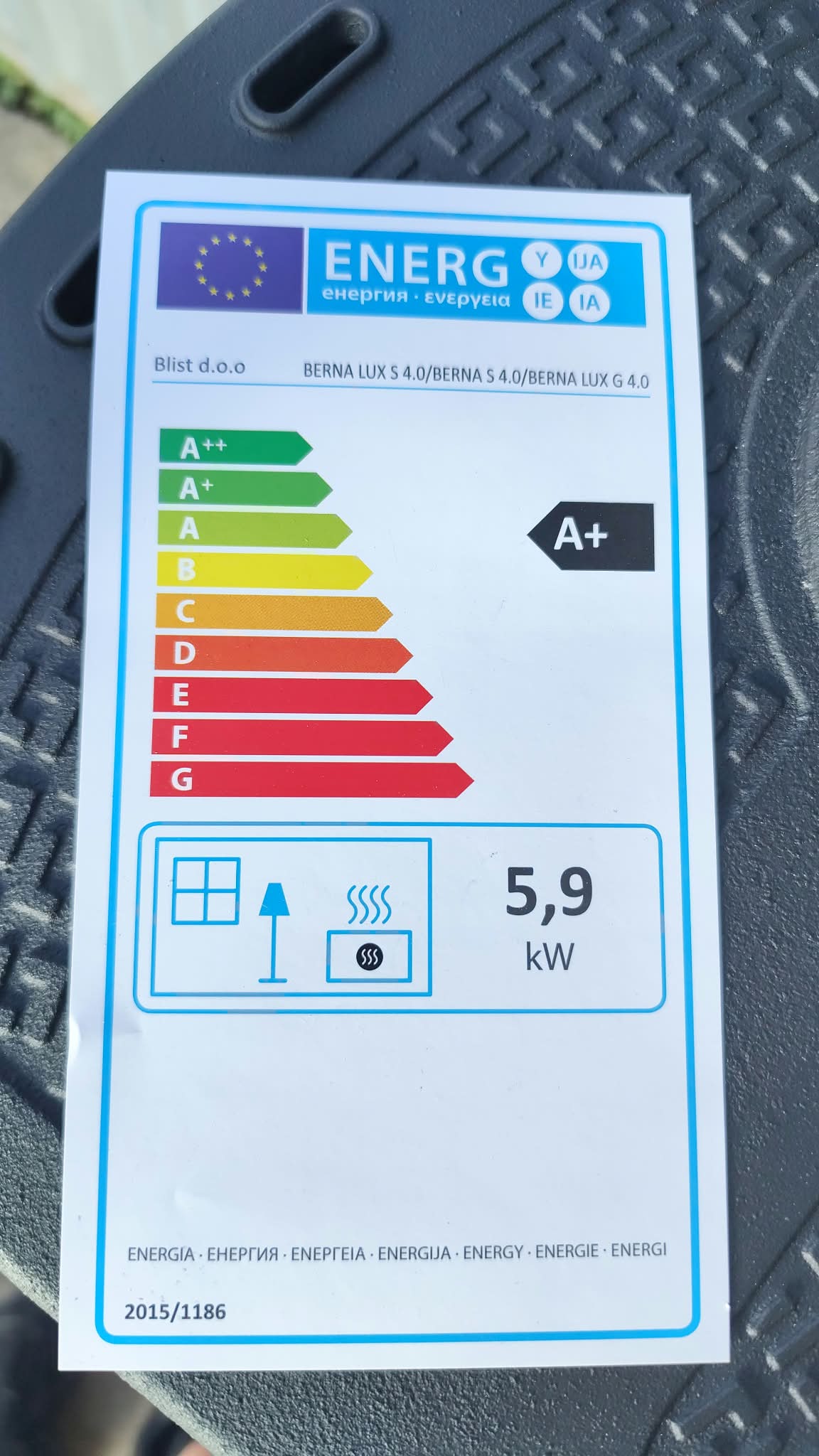Piec kominek wolnostojący BLIST LUX / BERNA G 4.0– 5,9 kW – Ekoprojekt Kremowy - obrazek 13