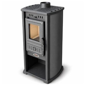 Piec kominek wolnostojący BLIST LUX / BERNA G 4.0– 5,9 kW – Ekoprojekt Szary